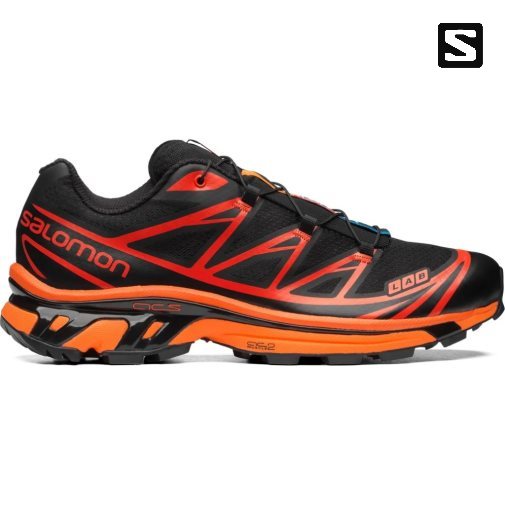 Black / Orange Salomon Xt-6 Men's Sneakers | IE YG6271